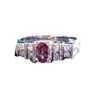 Image 2 : Color Changing Garnet & Diamond Ring