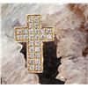 Image 1 : 14K Yellow Gold Cross with .99 CTW Diamond