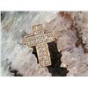 Image 3 : 14K Yellow Gold Cross with .99 CTW Diamond