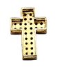 Image 5 : 14K Yellow Gold Cross with .99 CTW Diamond