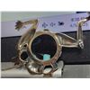 Image 1 : Handmade Frog Brooch with Colorful Resin .925