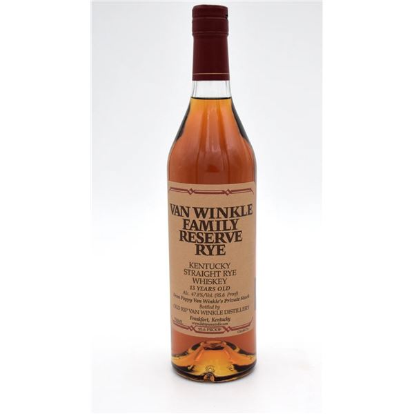 Pappy Van Winkle Family Reserve Rye- 13 year