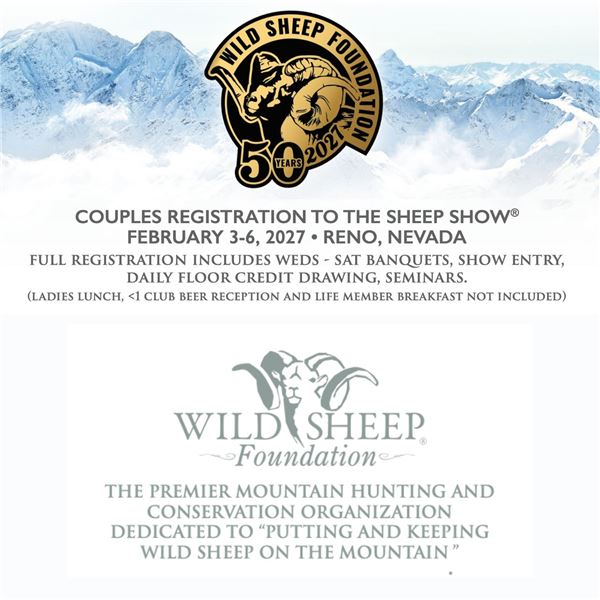 Couple's Sheep Week Registration Package- Gift Certificate