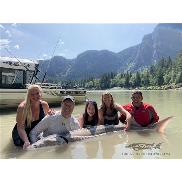 1 day & 2 night Sturgeon Fishing Trip in the Fraser Canyon with Great River Fishing Adventures