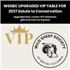 Image 1 : WSSBC UPGRADED VIP TABLE FOR 2027 Salute to Conservation