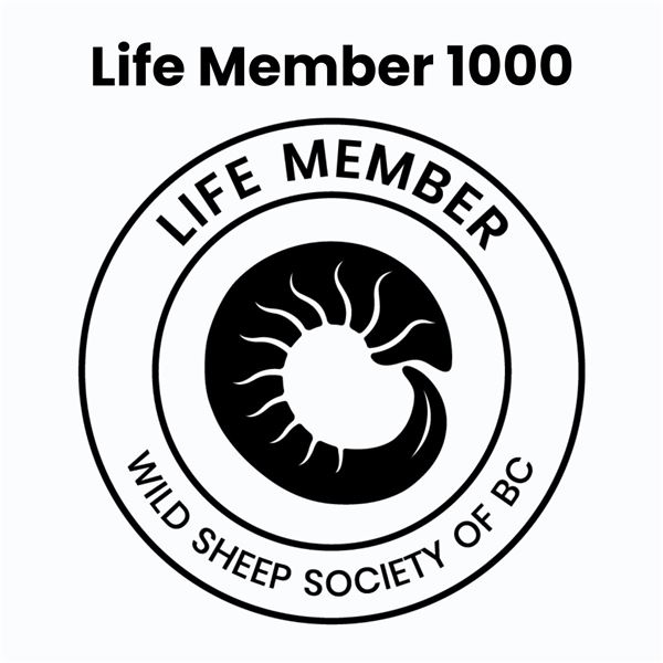 Wild Sheep Society of BC Life Member number 1000