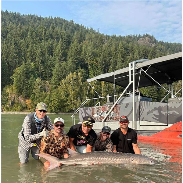 8-Hour Sturgeon Fishing trip with up to 10 anglers