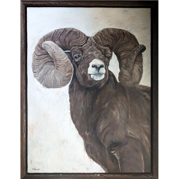 “The Ancient Watcher” Original Oil Painting by Chelsea Hansler