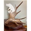 Image 1 : Carved Moose Antler called “Silver Tip Mountain” – by Monte Baker