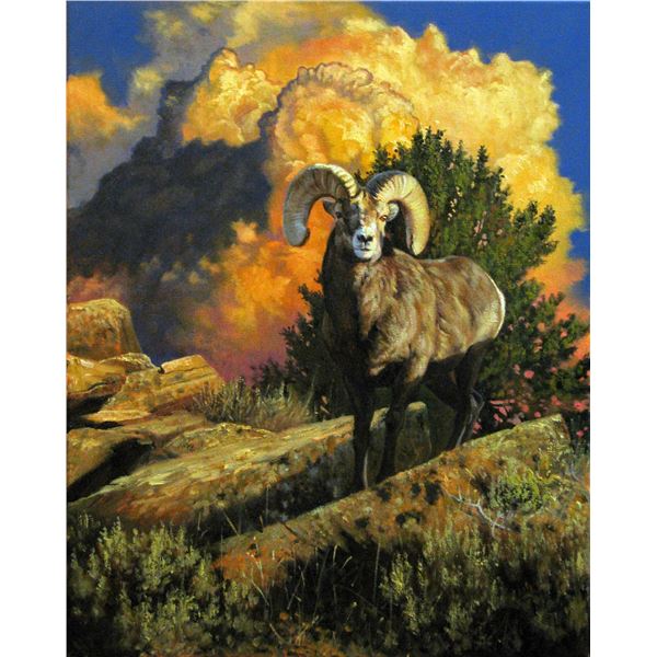 Dallen Lambson - Original Oil Painting titled "House of Stone and Light”