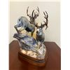 Image 4 : Bronze Sculpture - “Deep Snow, Big Bucks” by Rick Taylor