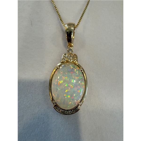 Jewelry – Natural Ethiopian Opal Pendant