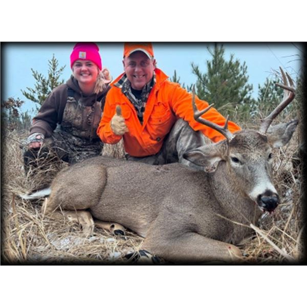 5 Day Northern Wisconsin Whitetail Hunt for One Hunter – 2026 Only