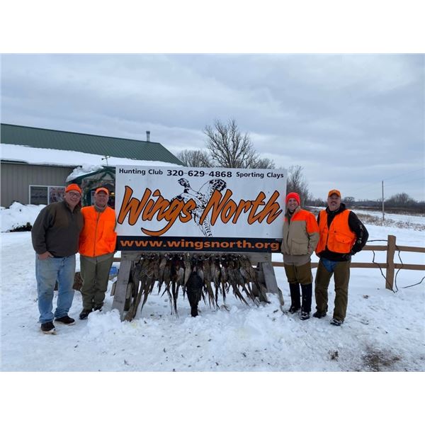 1 Day Minnesota 10 Bird Pheasant Hunt for One Hunter and One Year Hunt Club Membership