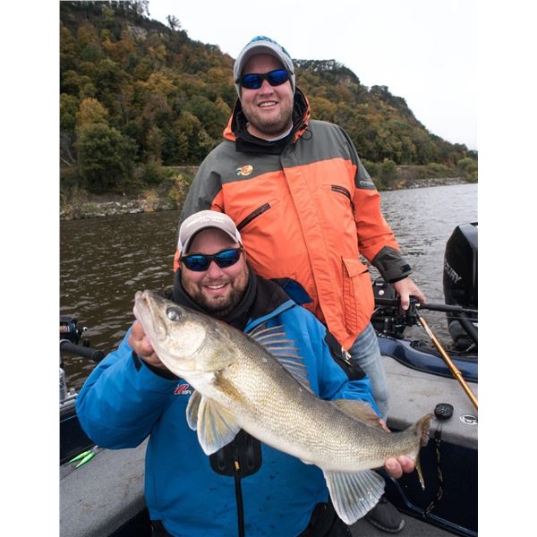 7 Hour Walleye Charter on Pool 4 of The Mississippi River/Lake Pepin for up to Three Anglers