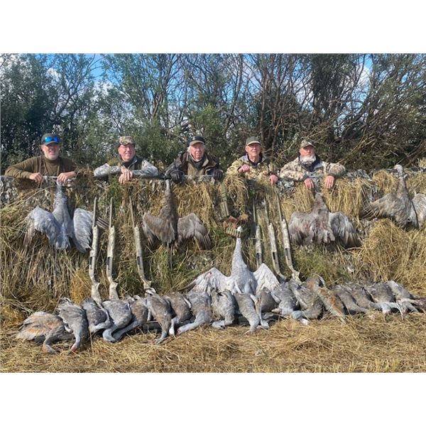 3 Day Saskatchewan Duck/Canada/Specklebelly/Ross/Snow Goose/Sandhill Crane Hunt for One Hunter i