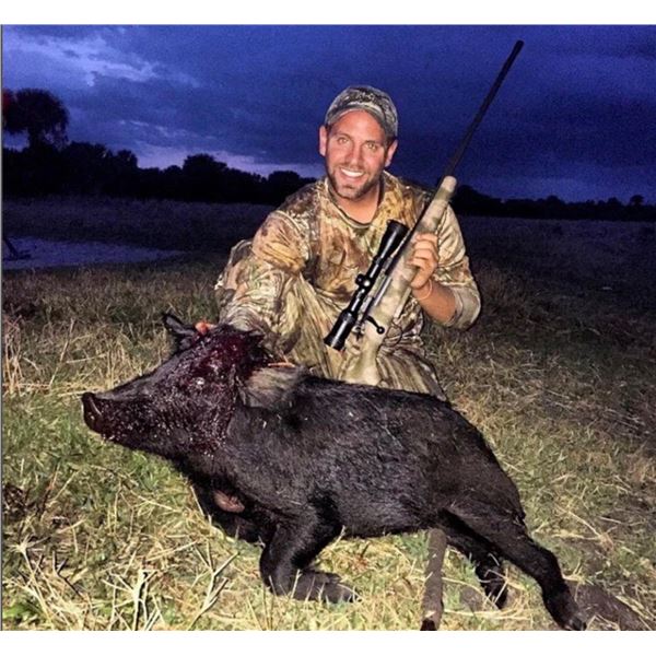3 Day Texas Wild Hog Hunt for Two Hunters