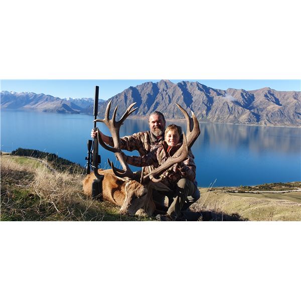 3 Day New Zealand Silver Class Red Stag Hunt for One Hunter includes Trophy Fee for One Red Stag