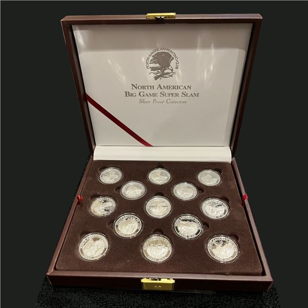 North American Hunting Club Big Game Super Slam Silver Proof Set