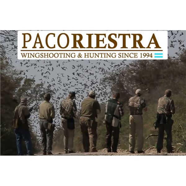 SL20 - ARGENTINA DOVE HUNT FOR 2 - 6 HUNTERS