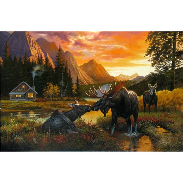 Artwork: Dallen Lambson "Wild Serenity"  an Original 24" x 36" Oil Painting,