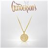 Image 1 : Jewelry: Grunderson's 18kt Gold & Diamond necklace + a set of 14kt Gold & Diamond Earrings.