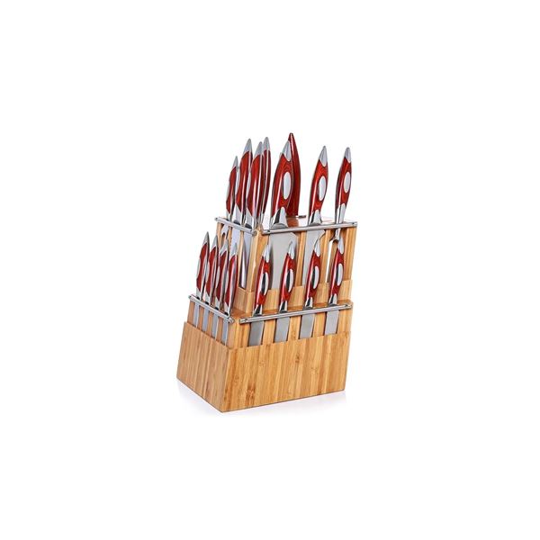Flint & Flame 20 Piece Knife and Block Set
