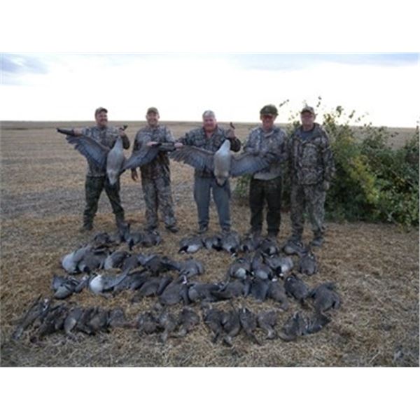 Alberta – 2 ½ Day – Geese/Duck Hunt for Two Hunters