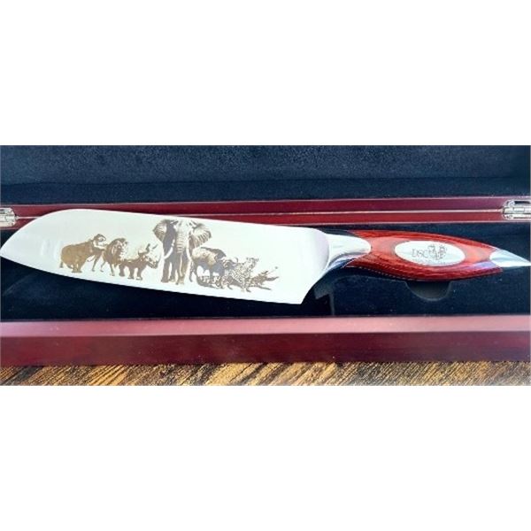 Flint & Flame Dangerous 7 Knife in wood box