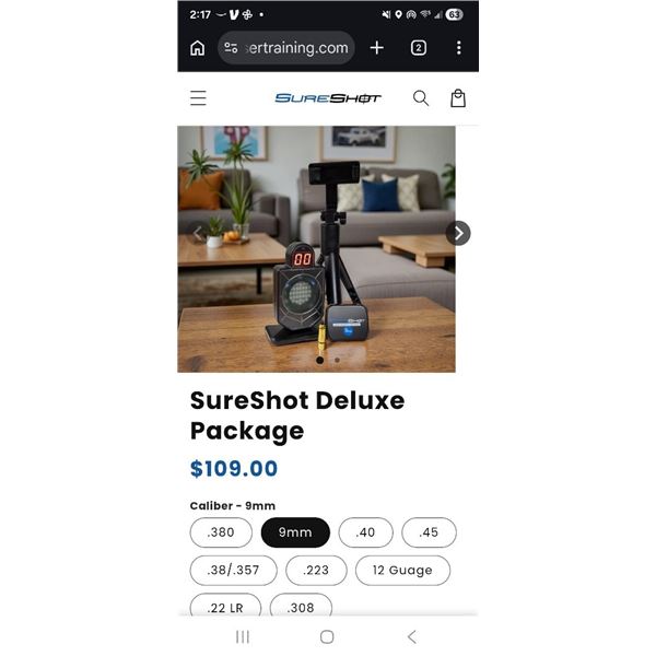 Sure Shot 9mm Laser Training System