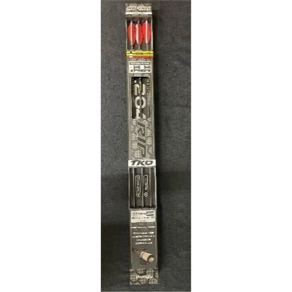 RIP TKO Series .204, small diameter, 6 pack Carbon Fiber Arrows 300 Spine