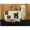 Image 1 : Vortex Diamondback 10x42 Binos, Range Finder and  Rapid River Fixed Blade Knife