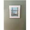 Image 1 : "From My Window" 20 x17.25 inches framed original Mixed Media painting