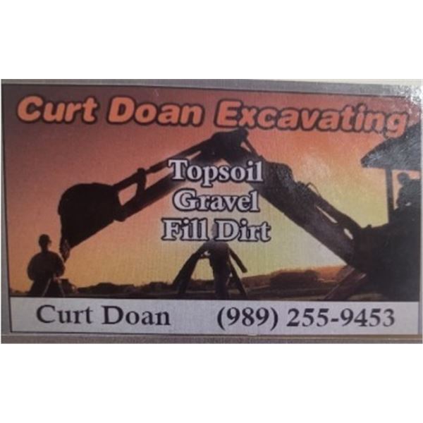 Ten Yards of driveway limestone delivered