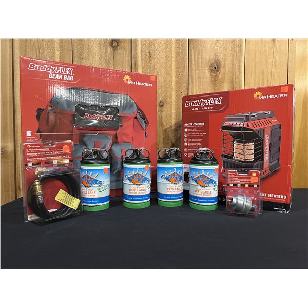 Mr. Buddy Propane pkg includes