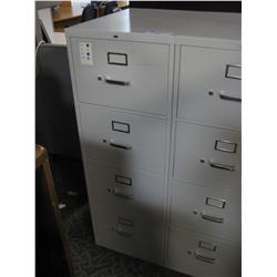 Grey 4 Drawer Legal File Cabinet