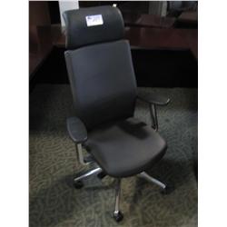 Black Leather Highback Executive Chair
