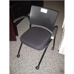 Black Nesting Client Chair