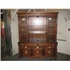 Image 1 : Large Carved Hall Buffet & Hutch