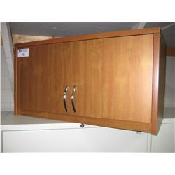 Cherry Wall Mount Storage Cabinet