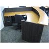 Image 1 : Cherry Custom Built L-shape Reception Station