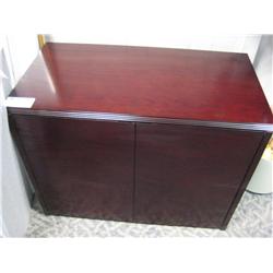 Mahogany 2 Door Storage Cabinet