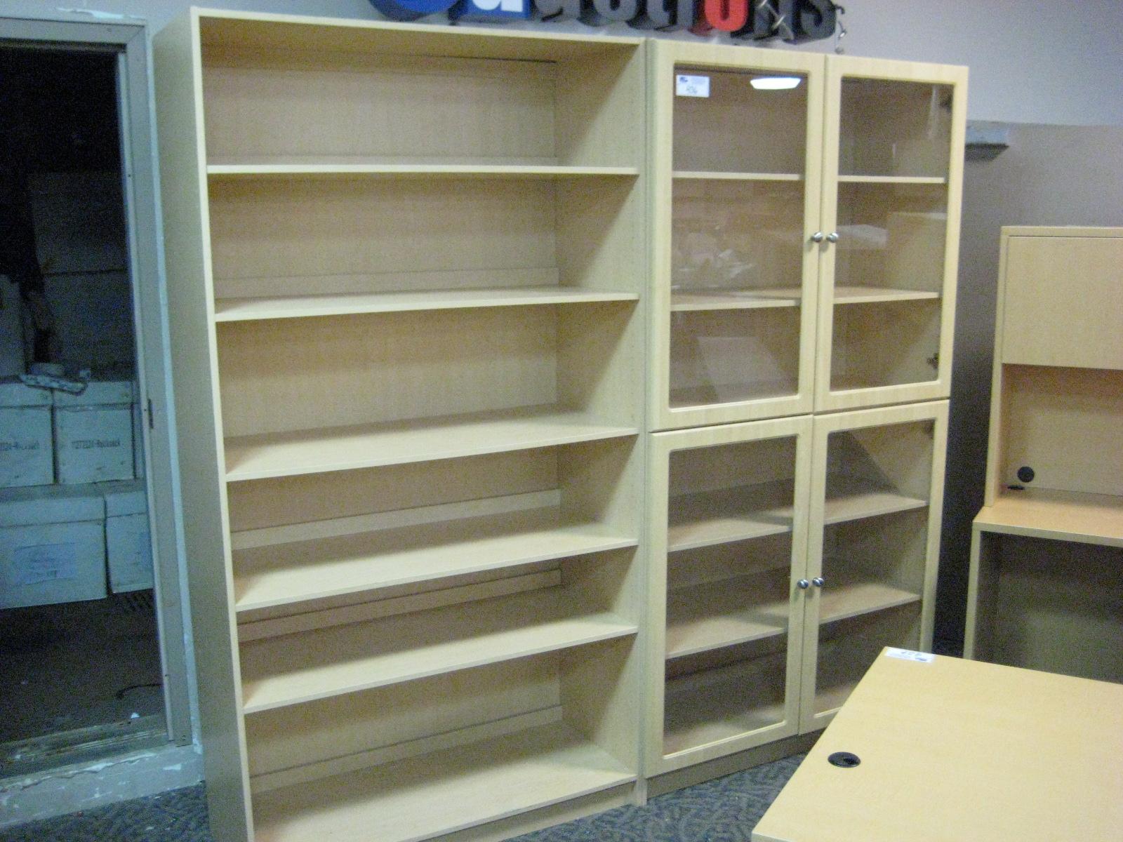 Large 2 Piece Maple Wall Unit - Able Auctions