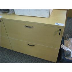 Maple 2 Drawer Lateral File Cabinet
