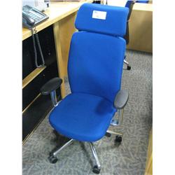Blue High Back Ergonomic Executive Chair