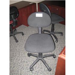 Black Gas Lift Steno Chair