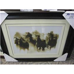 Framed Print "wild Horses"