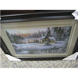 Framed Print "country Home"