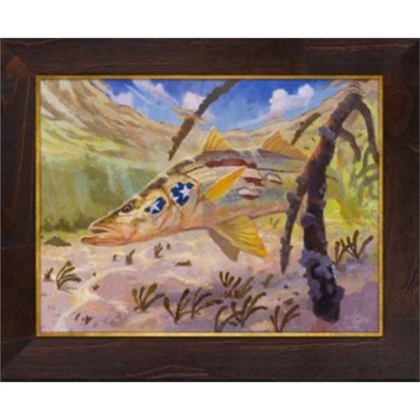 USA Snook Framed Print