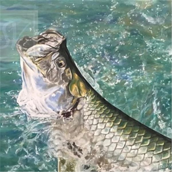 Framed Print – Jumping Tarpon